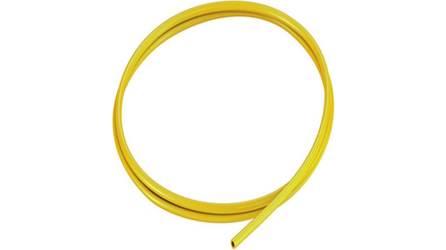 Festo Yellow Round Plastic Tube x 4mm OD x 2.6mm ID x 1.4mm