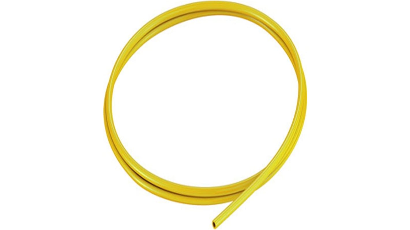 Tubo in plastica Giallo Circolare x 2.6mm ID x 4mm OD x 1.4mm