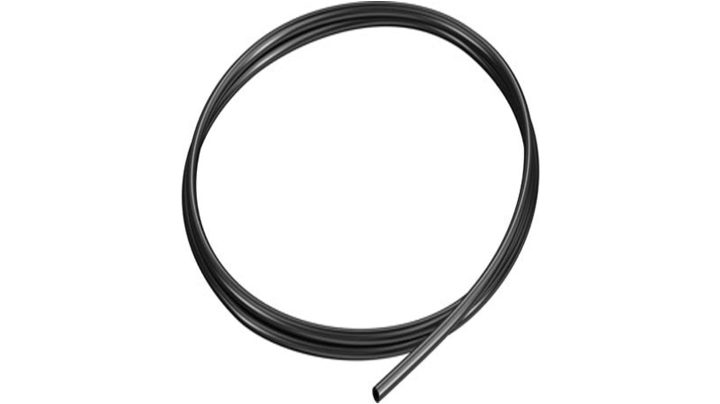 Tubo in plastica Nero Circolare x 2.6mm ID x 4mm OD