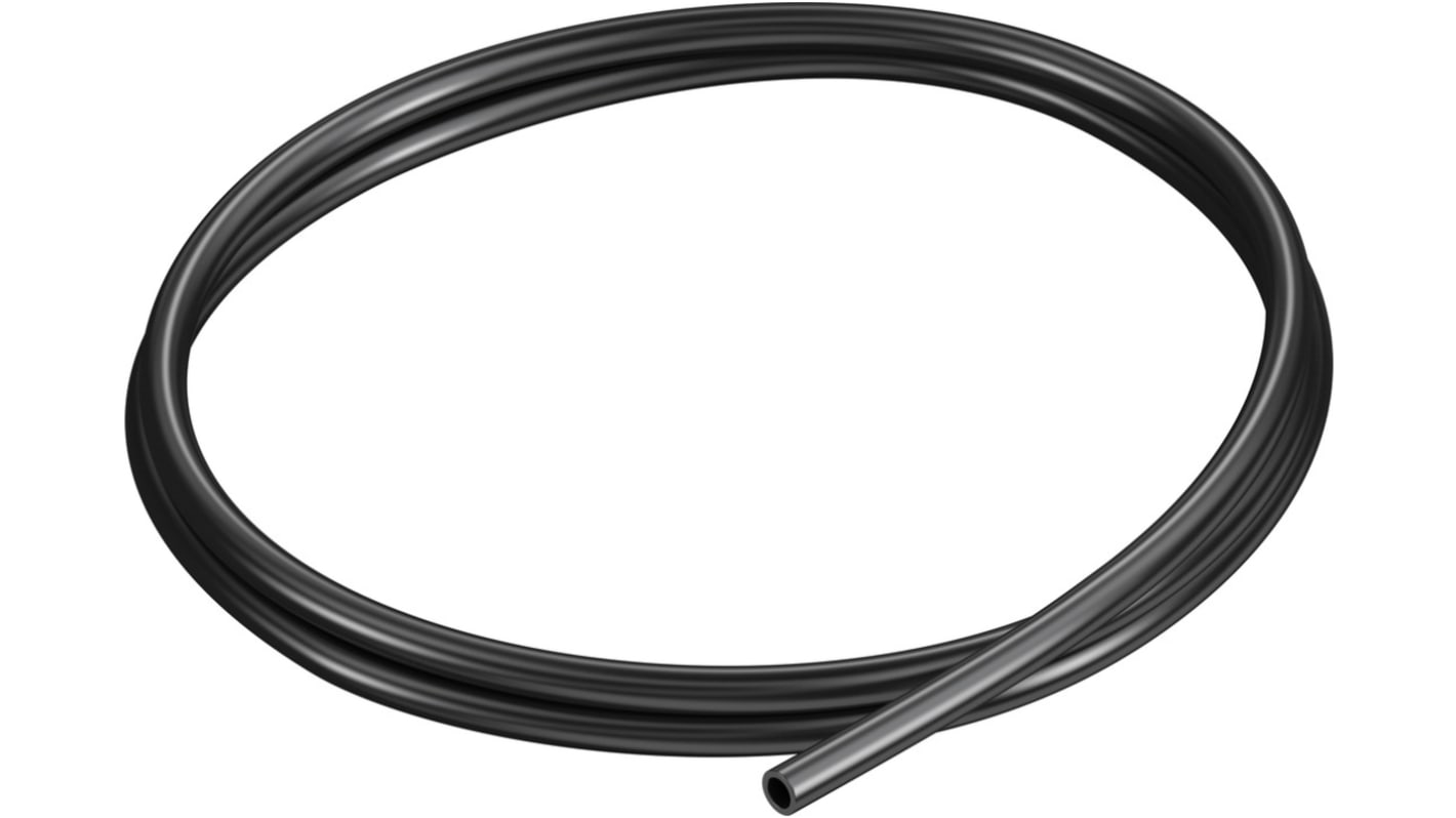 Festo Black Round Plastic Tube x 6mm OD x 4mm ID x 2mm
