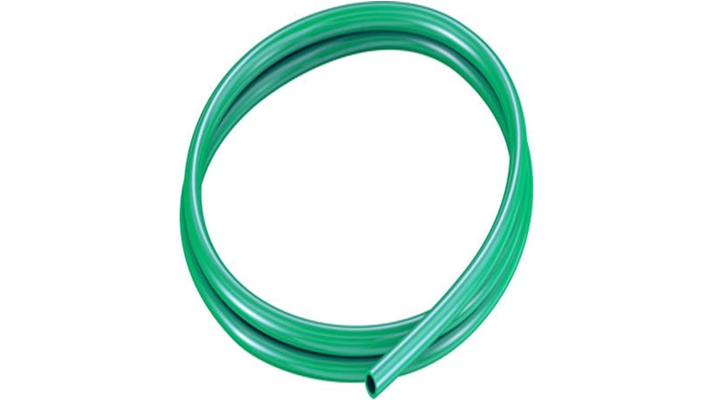 Tubo in plastica Verde Circolare x 5.7mm ID x 8mm OD