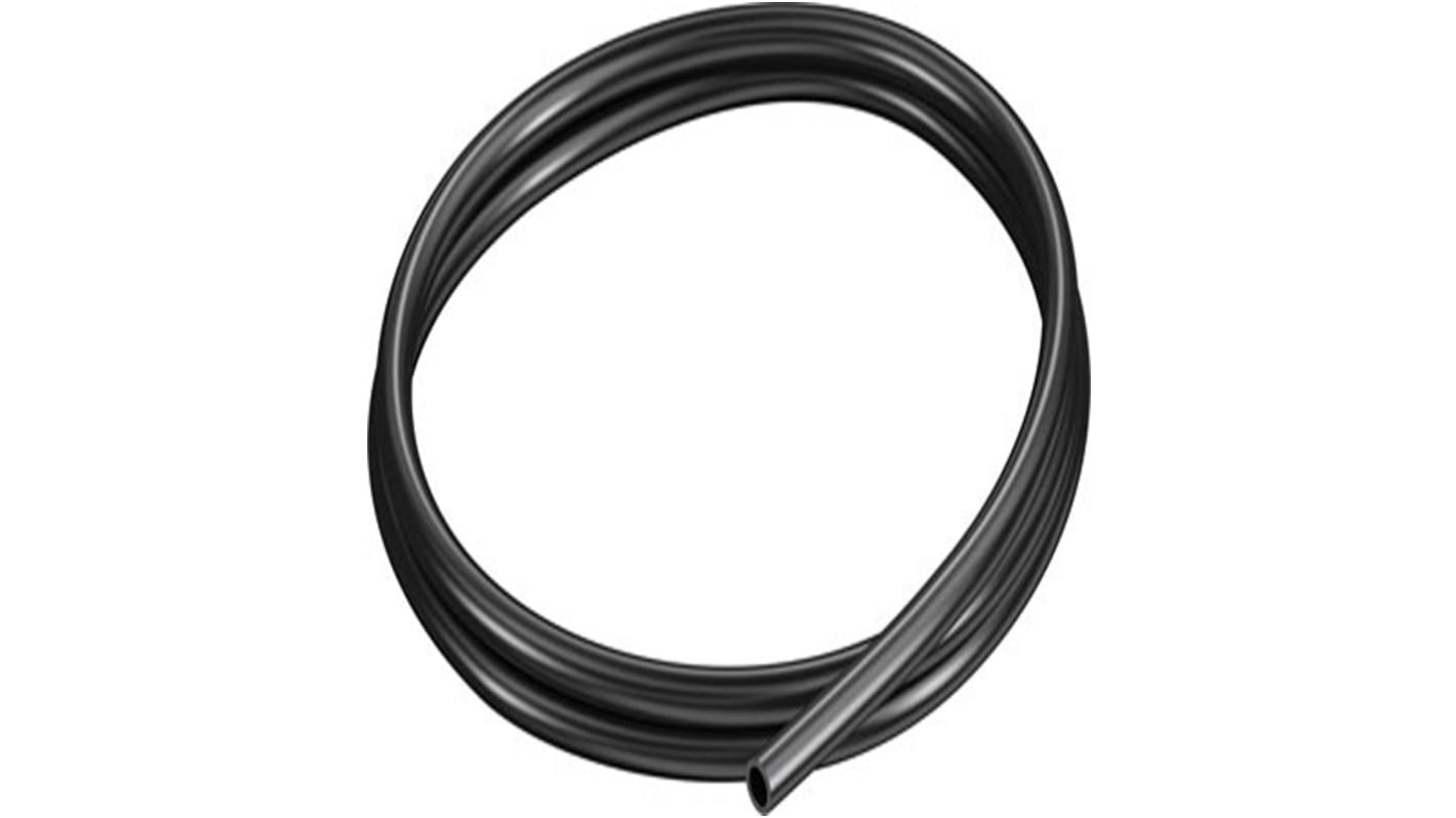 Tubo in plastica Nero Circolare x 5.7mm ID x 8mm OD