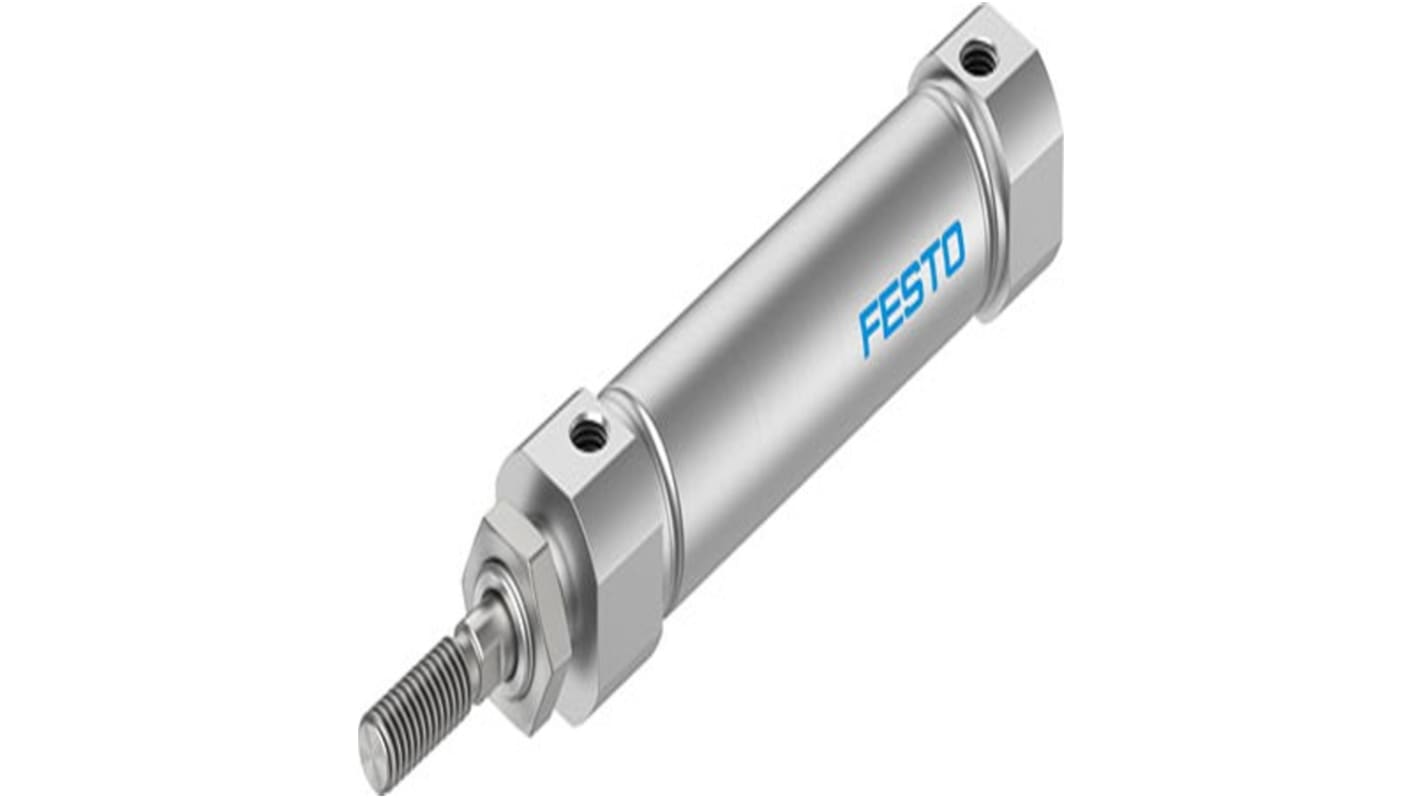 Festo Pneumatic Piston Rod Cylinder - 5217239, 16mm Bore, 30mm Stroke, DSNU Series, Double Acting