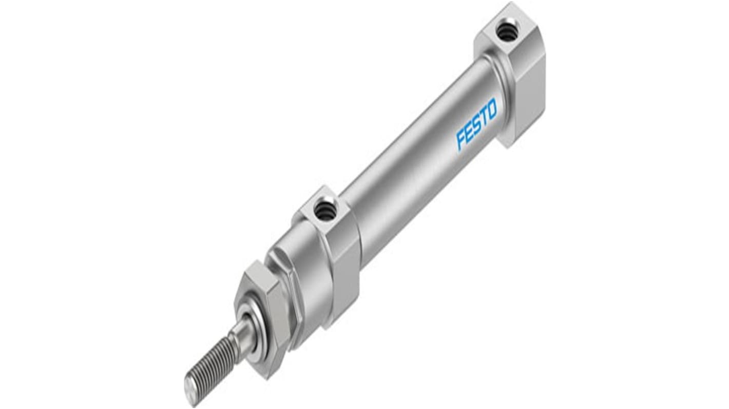 Festo Pneumatic Piston Rod Cylinder - 5205903, 8mm Bore, 40mm Stroke, DSNU Series, Double Acting