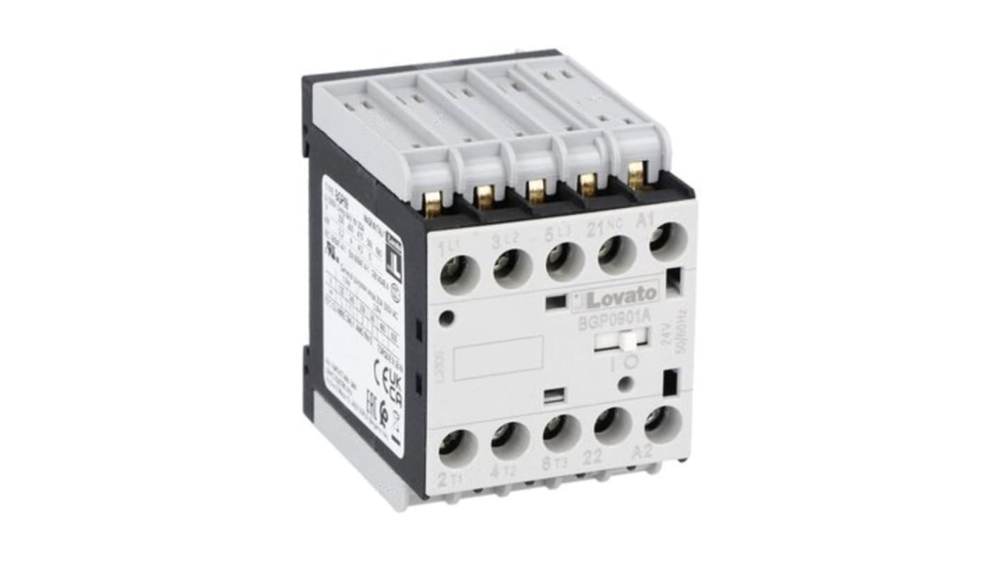 Stycznik 230 V AC Lovato styki: 3 22 kW 9 A 1NC 11BGP0901A230