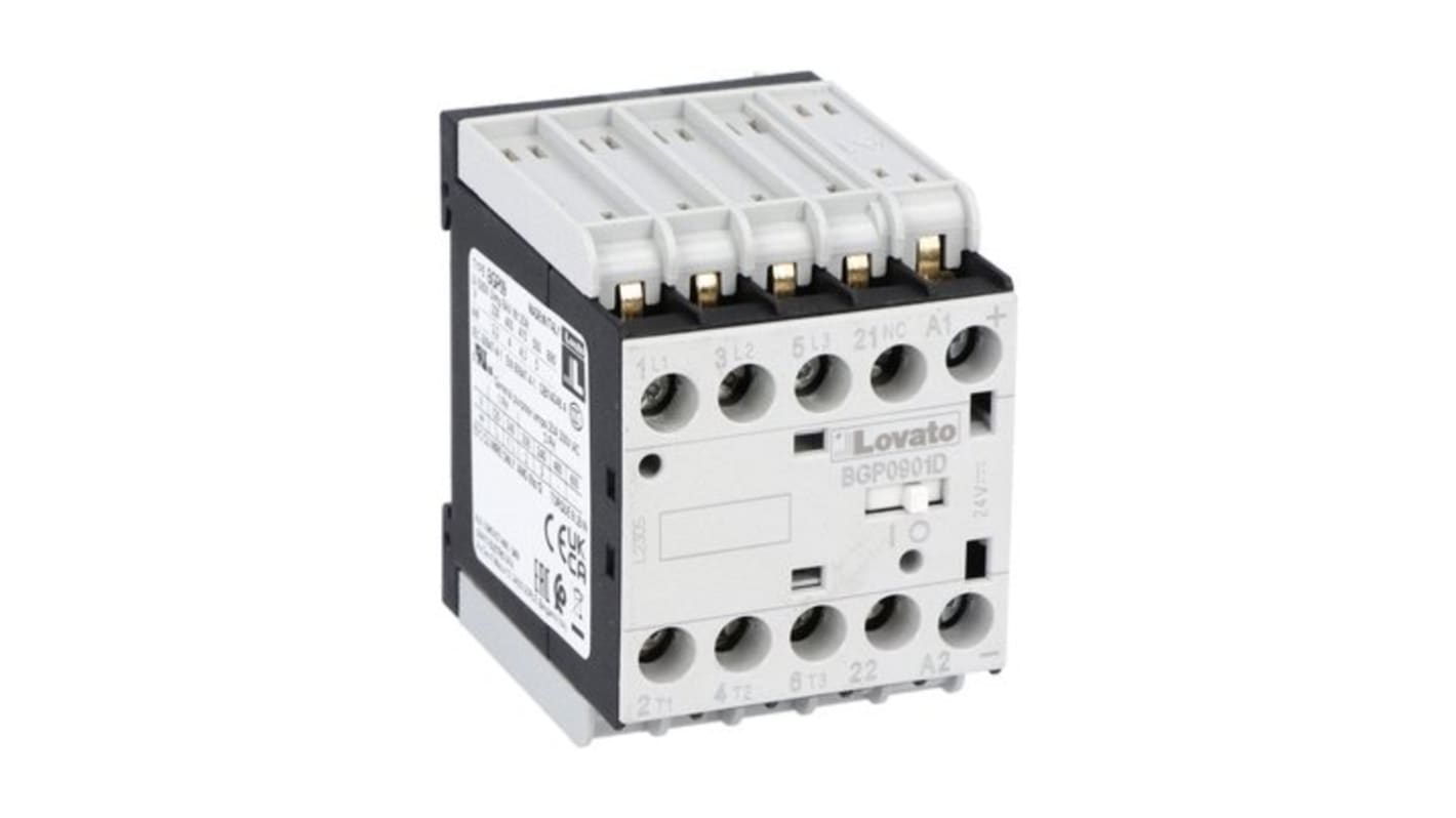 Stycznik 24 V Lovato styki: 3 5 kW 9 A 1NC 11BGP0901D024