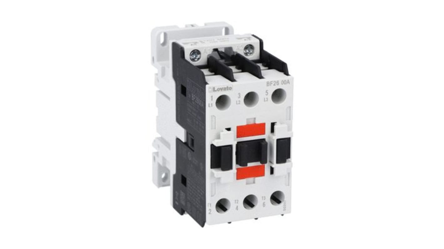 Stycznik 24 V AC Lovato styki: 3 51 kW 26 A BF2600A02460