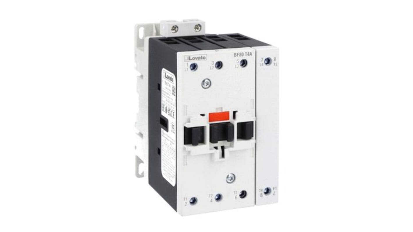 Stycznik 110 V AC/DC Lovato styki: 4 120 kW 115 A BF80T4E110