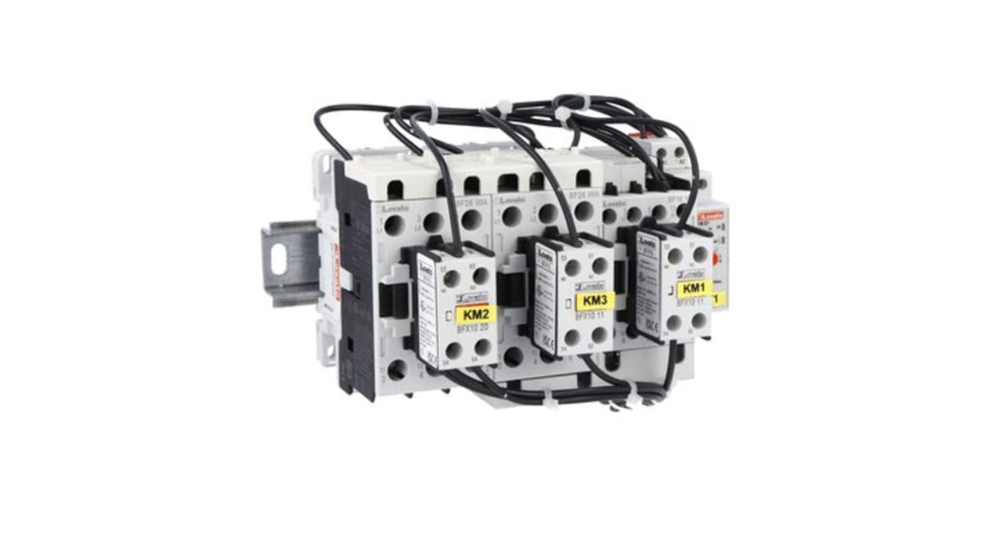 Lovato BFA026 Star Delta Starter, Star Delta, 22 kW, 440 V ac, 3 Phase