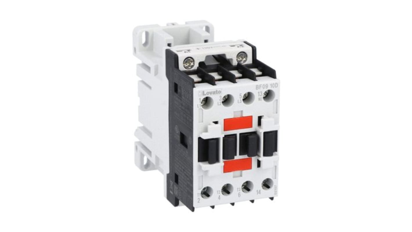 Stycznik 12 V DC Lovato styki: 3 27 kW 9 A 1NO BF0910D012