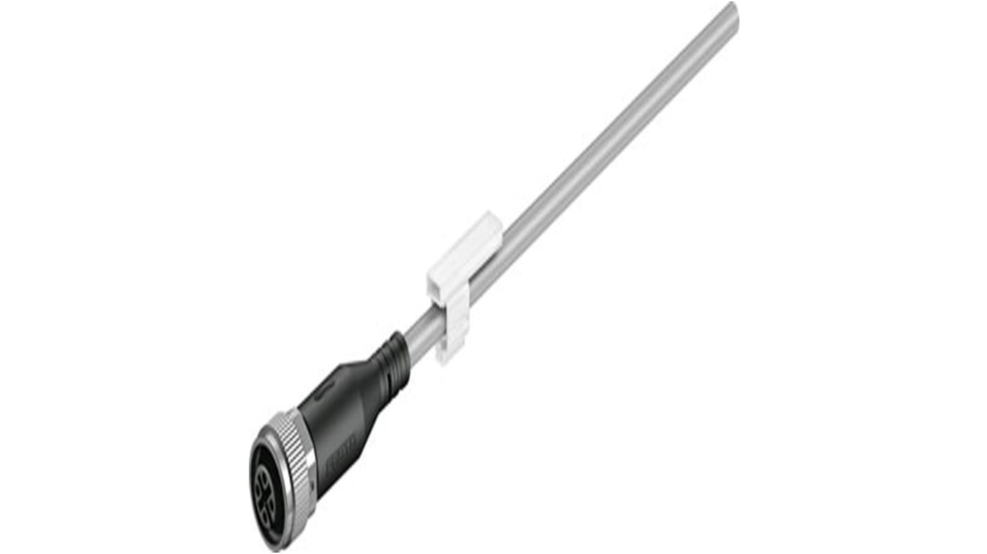 Straight M12 to Pigtail Cable, 10m