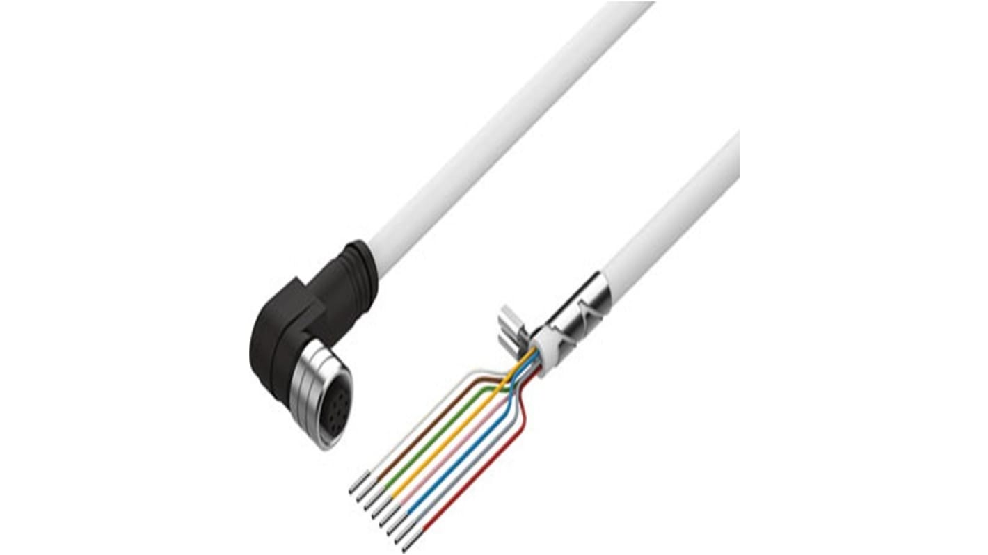 Kabel ze złączem Złącze M12 długość 5m Rodzaj A Żeńskie