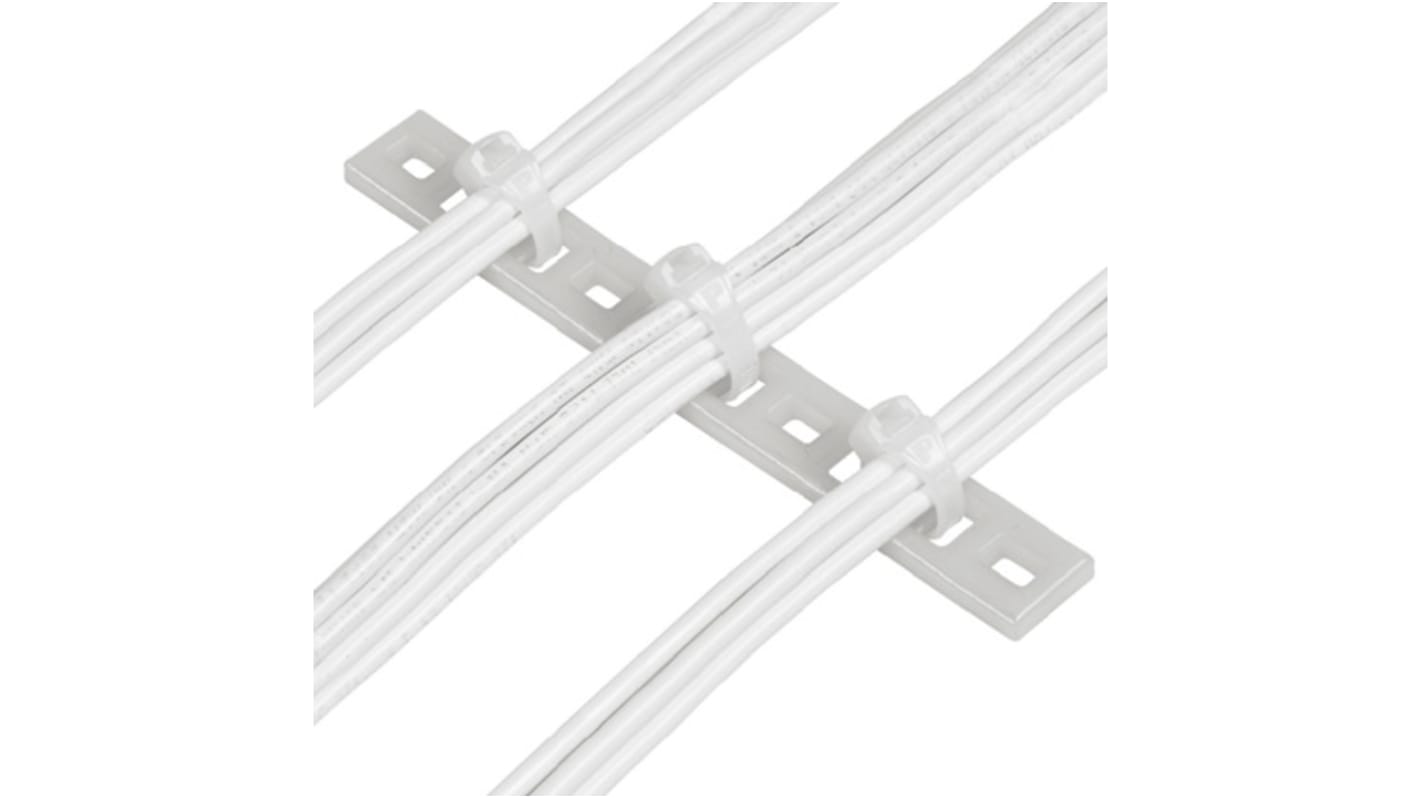 Panduit Natural Cable Tie Mount 12.7 mm x 44.5mm, 12.7mm Max. Cable Tie Width