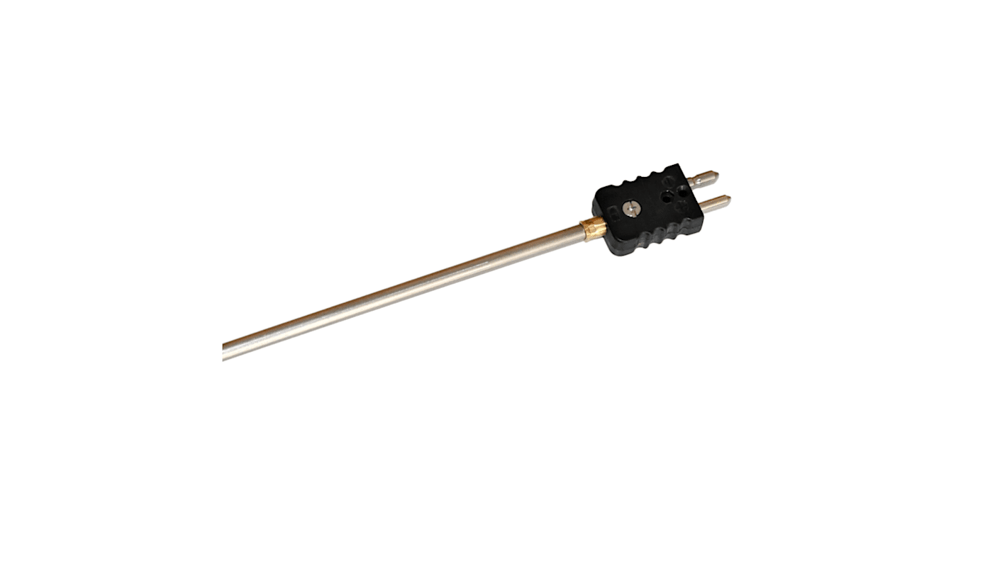 Electrotherm282 Type J Thermocouple 1000mm Length, 6mm Diameter, 0°C → +700°C