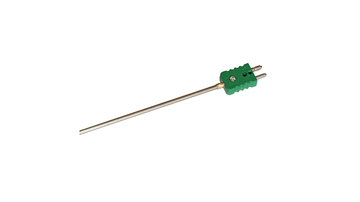 Electrotherm282 Type K Thermocouple 1000mm Length, 4.5mm Diameter, 0°C → +1000°C