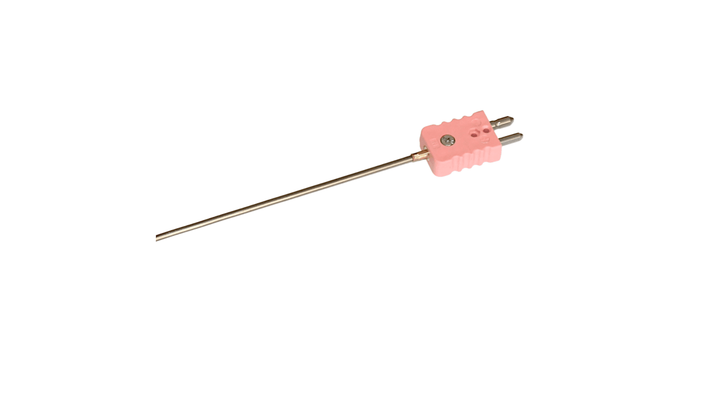 Electrotherm282 Type N Thermocouple 300mm Length, 3mm Diameter, 0°C → +1000°C