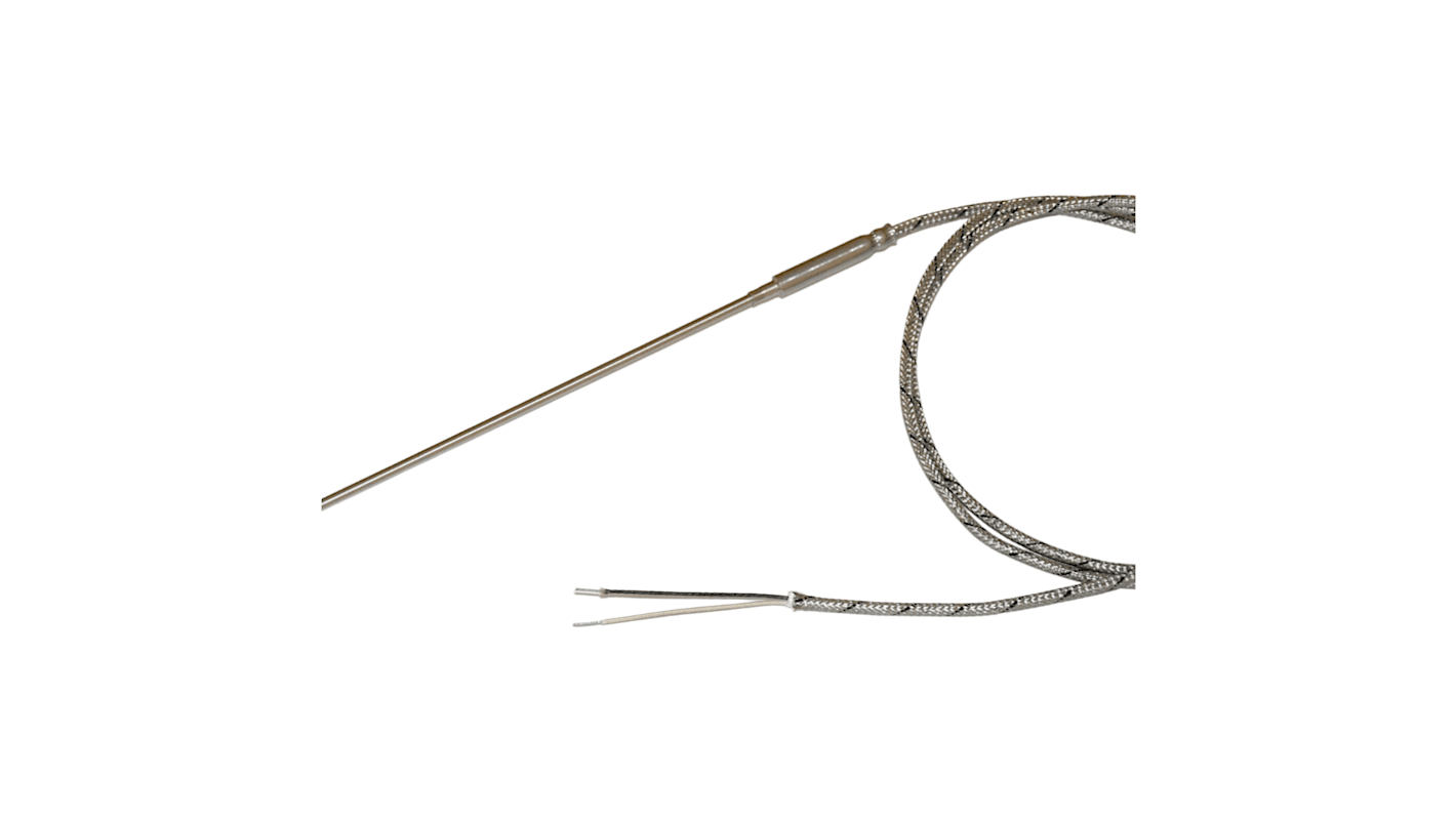 Electrotherm294 Type J Thermocouple 1000mm Length, 4.5mm Diameter, 0°C → +350°C