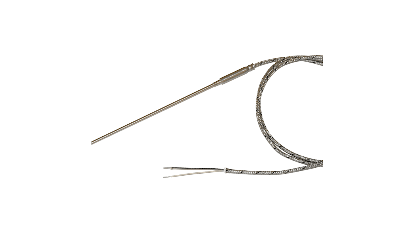 Electrotherm 294 Edelstahl Thermoelement Typ J, Ø 4.5mm x 1000mm 0°C → +700°C