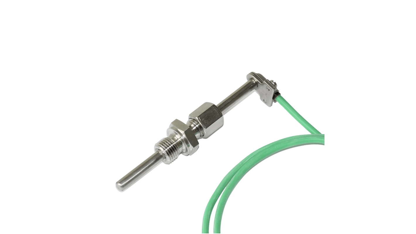 ElectrothermK7T Type K Thermocouple 100mm Length, 6mm Diameter → +205°C