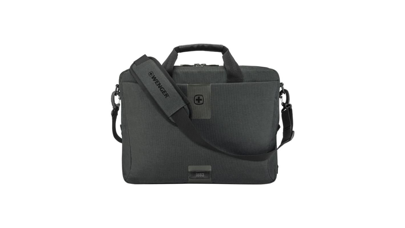 Wenger ECO Brief 16in  Laptop Briefcase, Charcoal