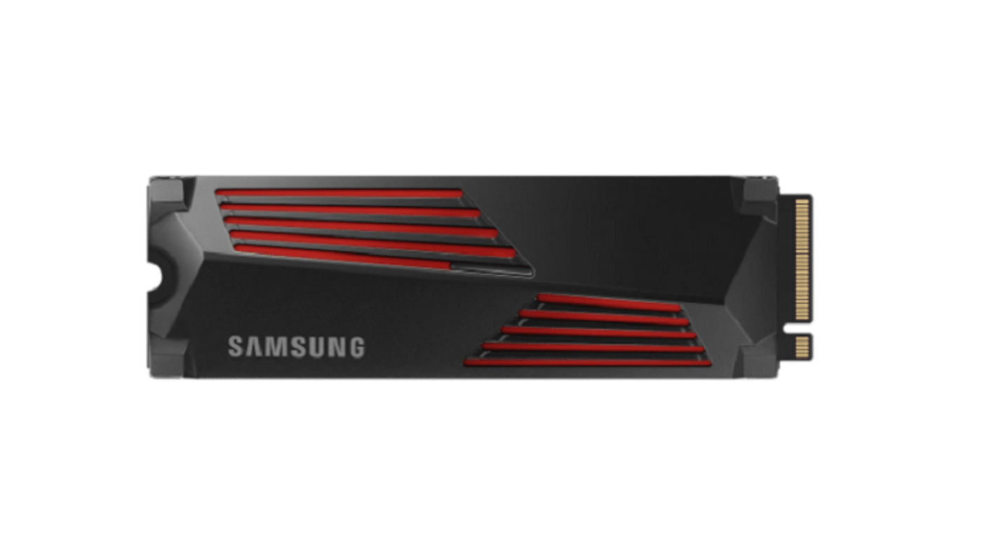 Samsung SAMSUNG 990PRO mit Kühlkörper, M.2 (2280) Intern SSD PCIe Gen 4.0 x4 NVMe, V-NAND TLC, 2 TB, SSD