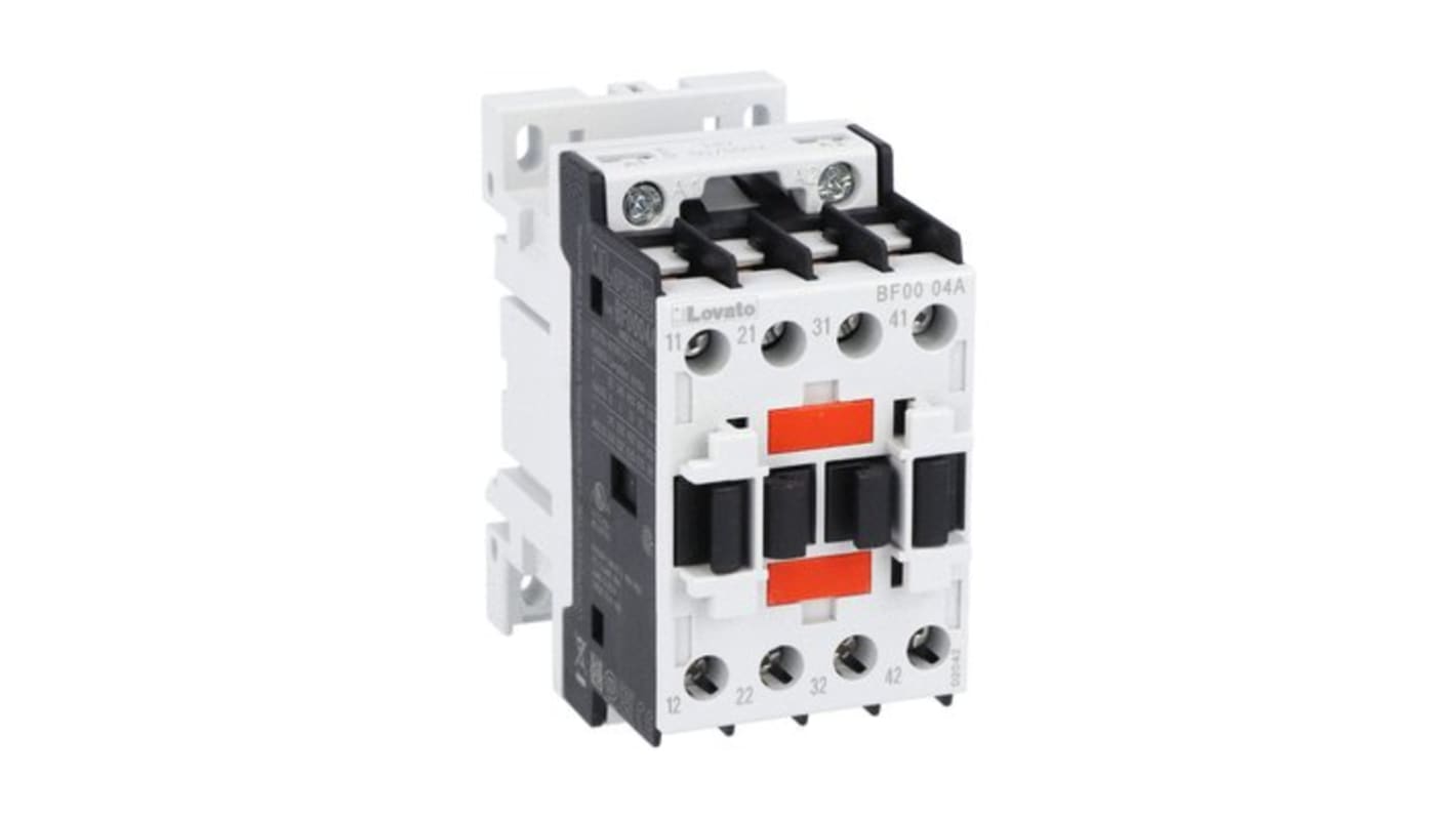 Lovato Auxiliary Contact, 4 Contact, 4NC, DIN, BF00 BF00