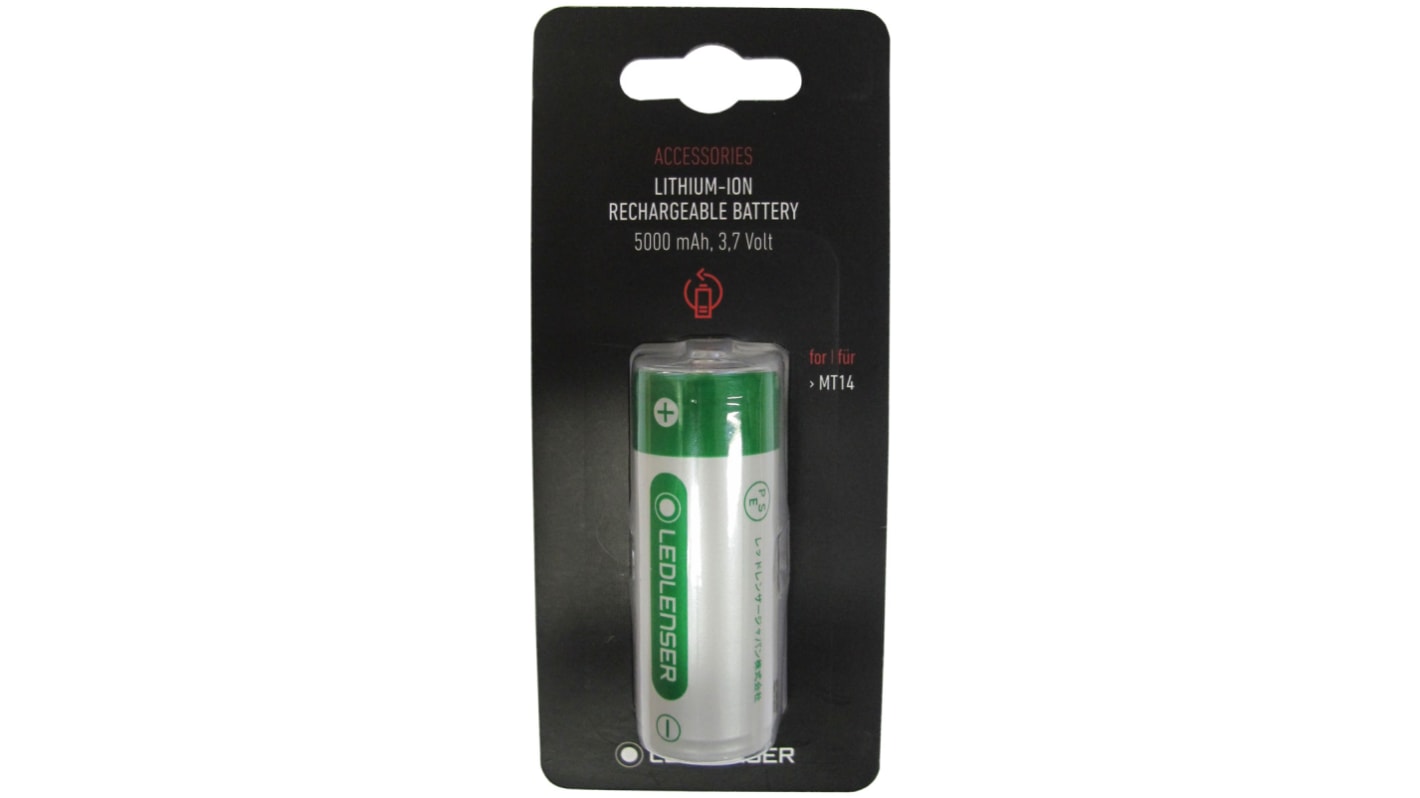 Led Lenser Rechargeable Li-Ion Battery for Flashlight MT14, 5Ah Capacity