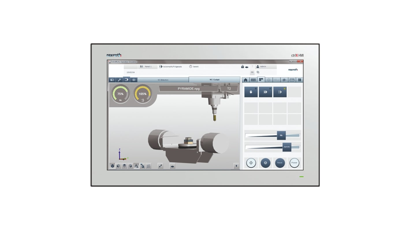 Bosch Rexroth 显示屏, 21.5 in, TFT, 24V, IP20, DR0021系列