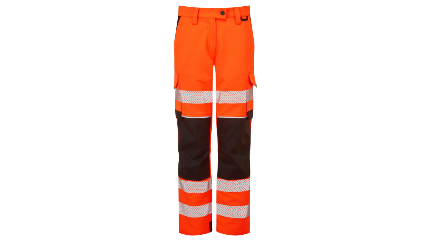 Pantalones de alta visibilidad PULSAR, talla 48plg, de color Naranja, Hidrófugo