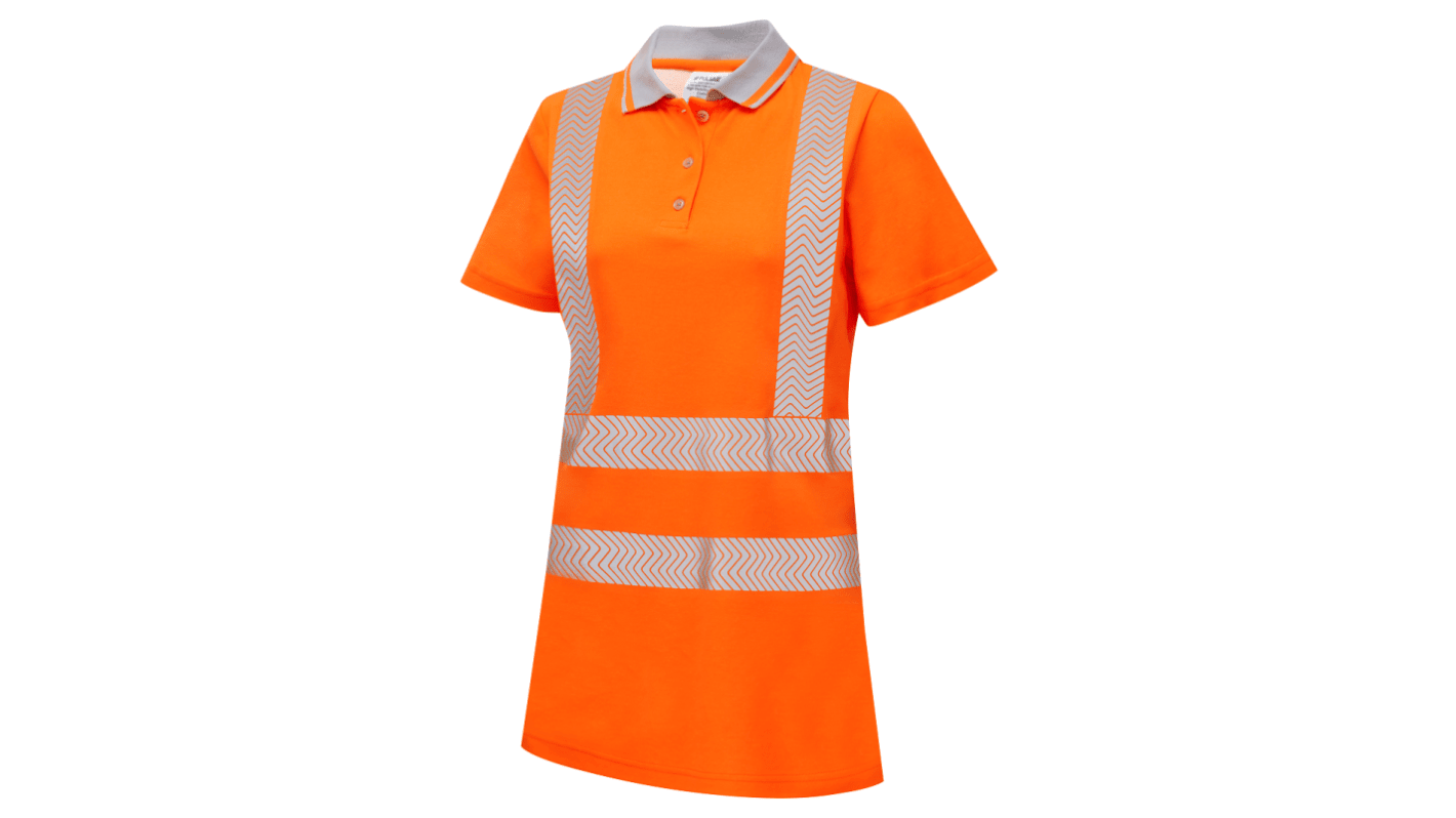 Polo haute visibilité manches Courtes PULSAR LFE951, Orange, taille 96.52 → 106.68cm, Femme