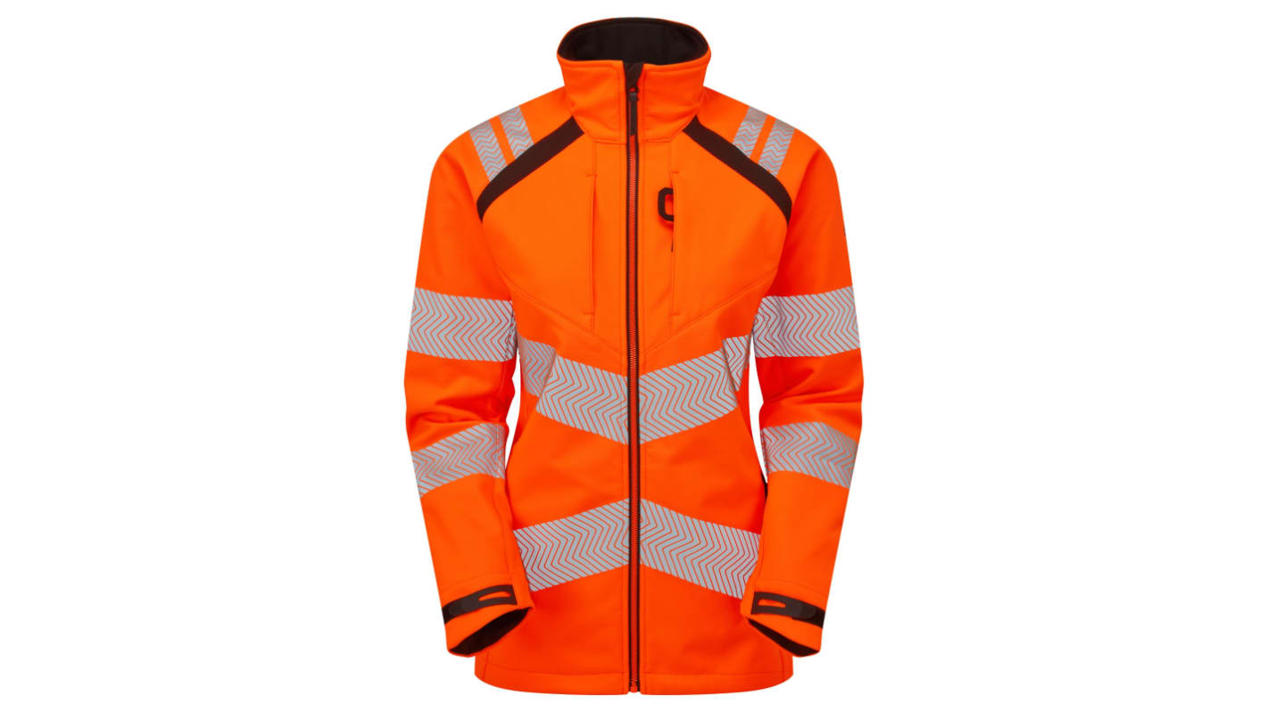 PULSAR LFE966 Orange Women Hi Vis Softshell Jacket, 10