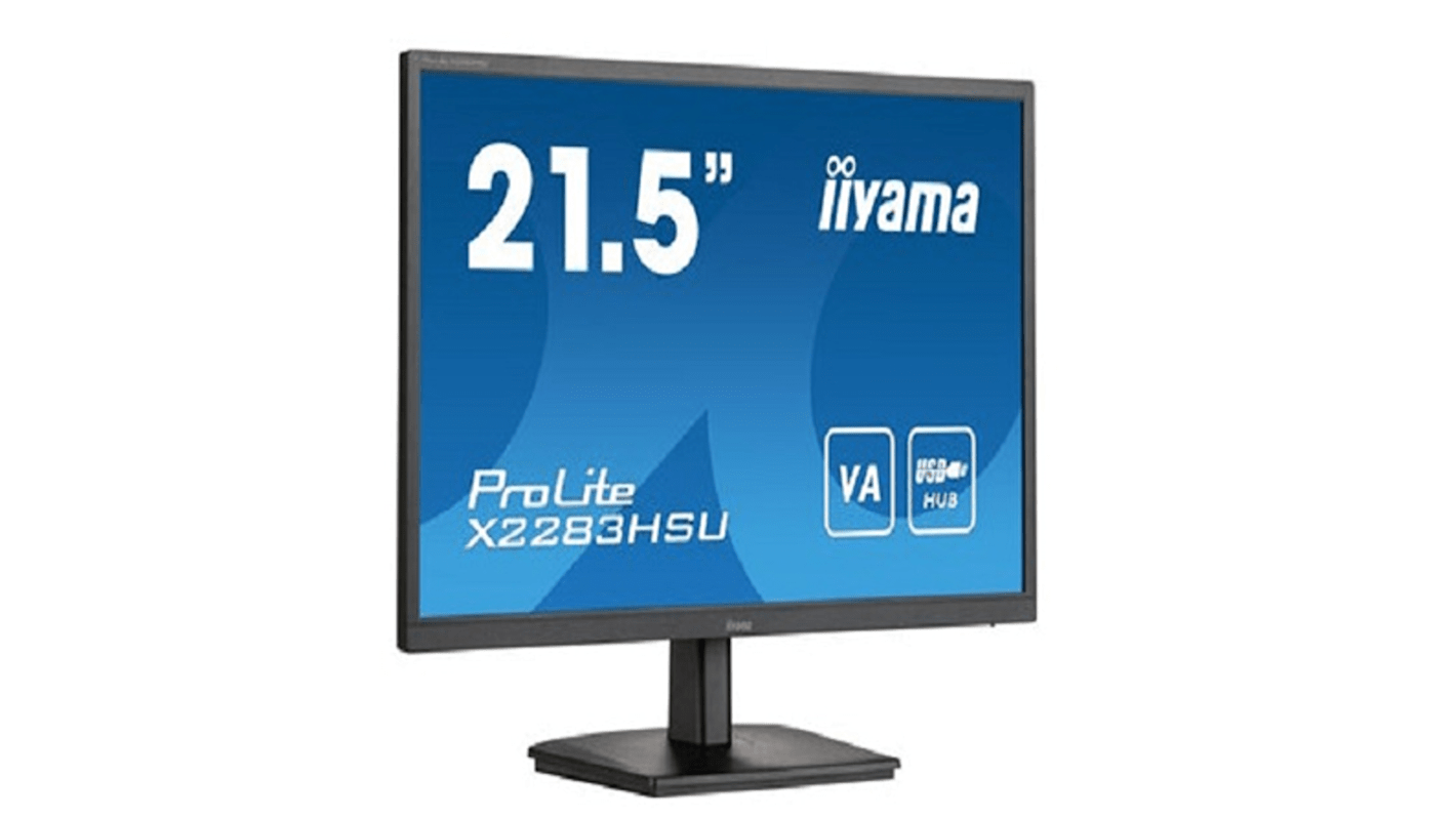 Monitor, 22cal, 1920 x 1080 PROLITE X2283HSU-B1, iiyama