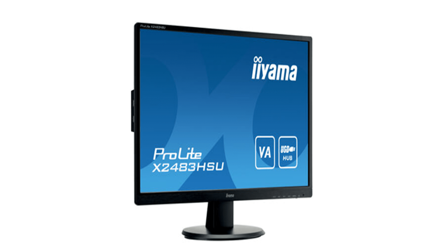 Monitor, 24cal, 1920 x 1080 PROLITE X2483HSU-B5, iiyama