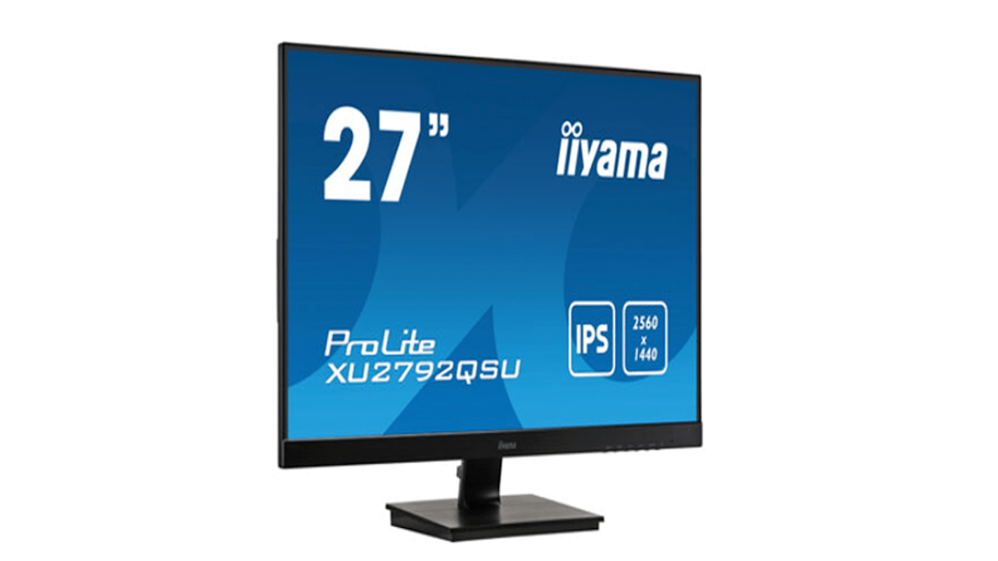 iiyama Monitor Prolite XU2792QSU-B1, 27Zoll, Auflösung max.2560 x 1440 LED, 178/178° Betrachtungswinkel