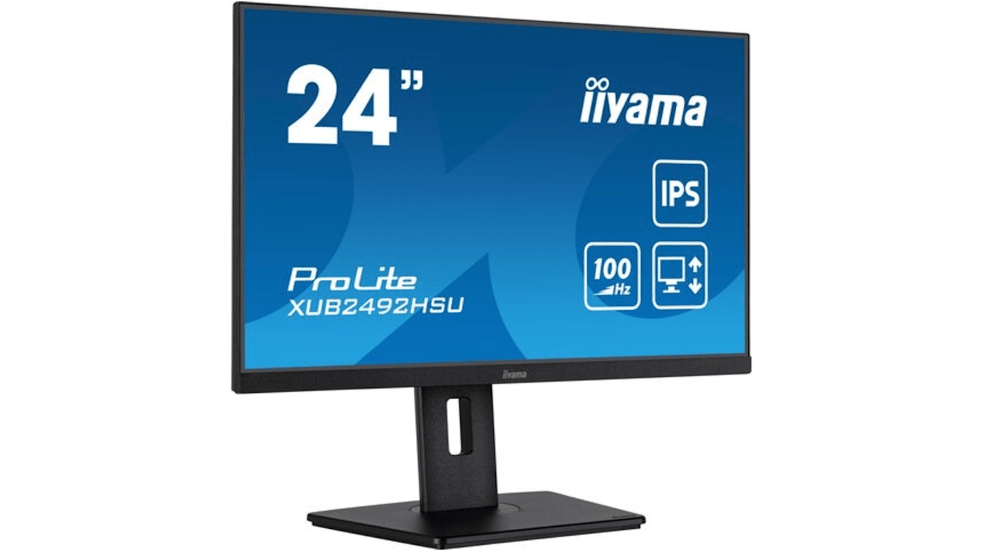 Monitor, 24cal, 1920 x 1080 Wymagania sprzętowe Prolite XUB2492HSU-B5, iiyama