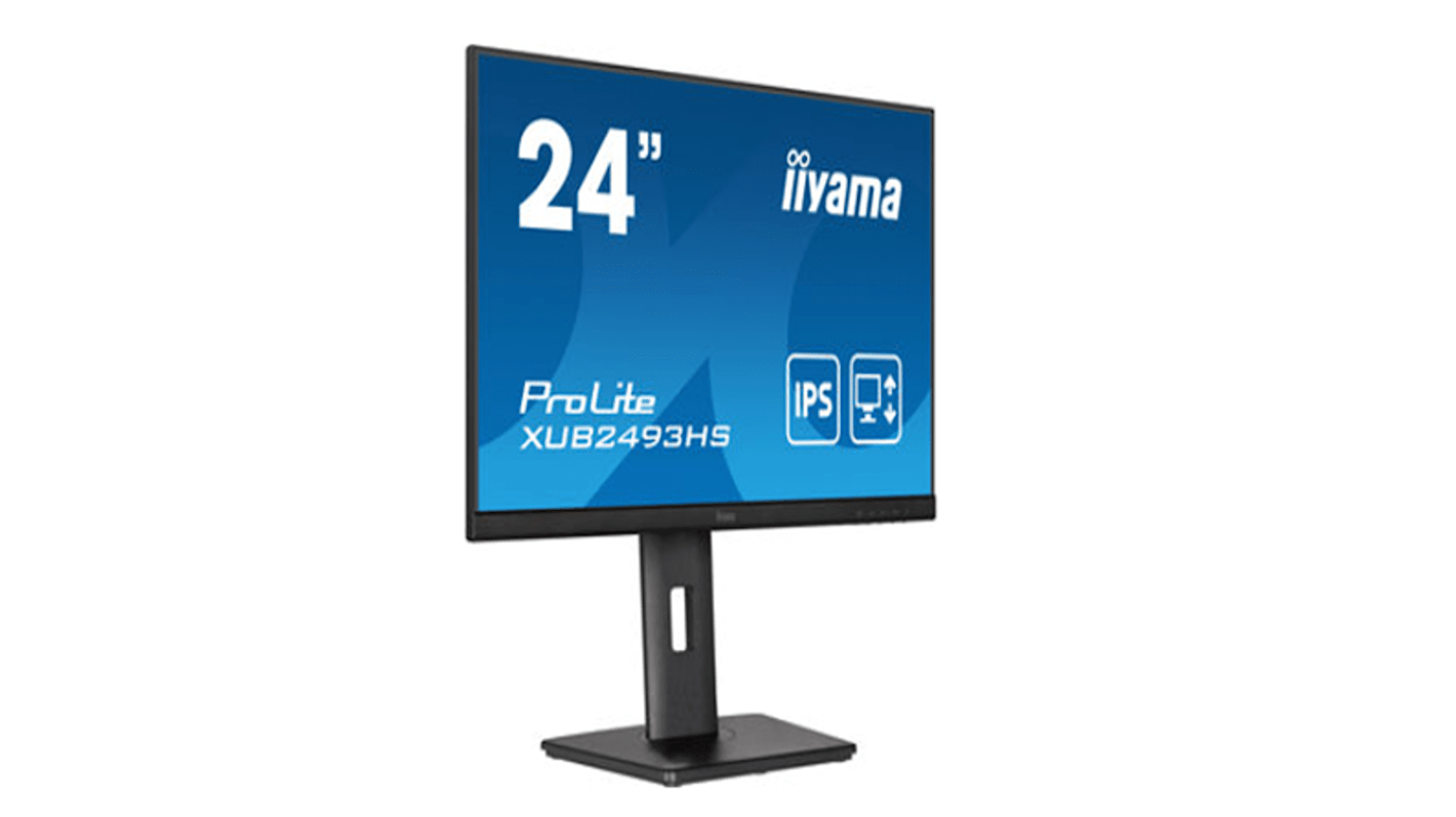 Monitor, 24cal, 1920 x 1080 Wymagania sprzętowe Prolite XUB2493HS-B5, iiyama