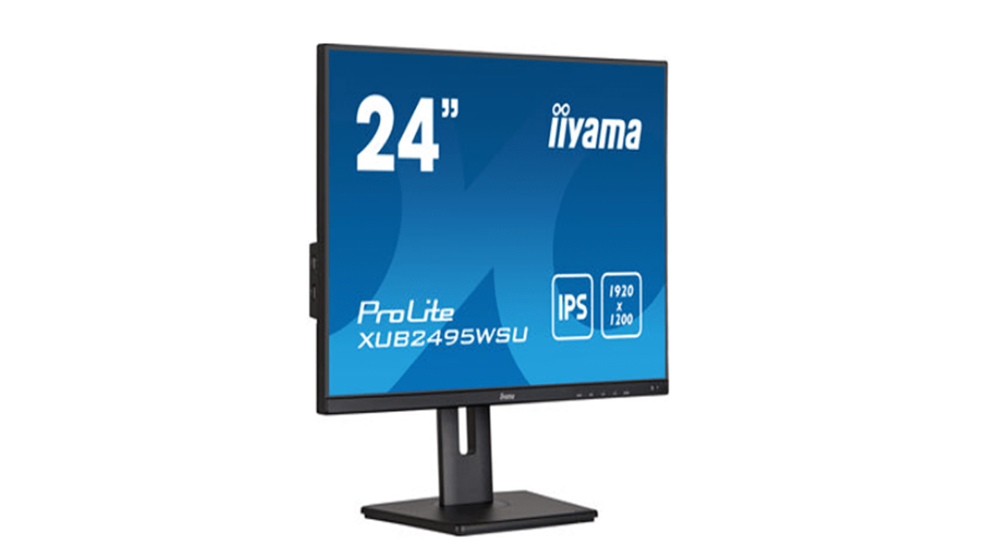 Monitor, 24cal, 1920 x 1200 Wymagania sprzętowe Prolite XUB2495WSU-B5, iiyama
