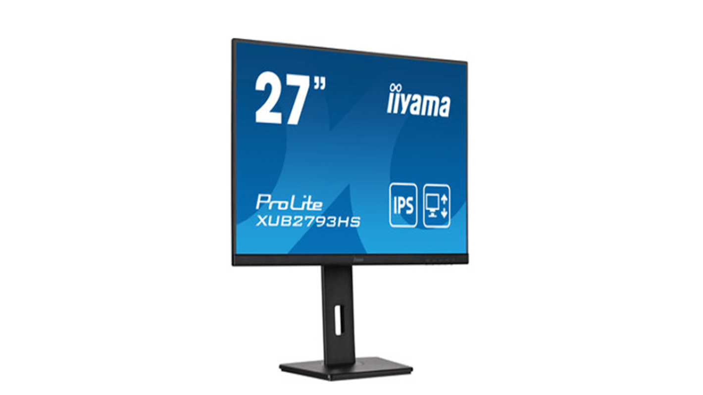 Monitor, 27cal, 1920 x 1080 Wymagania sprzętowe Prolite XUB2793HS-B5, iiyama