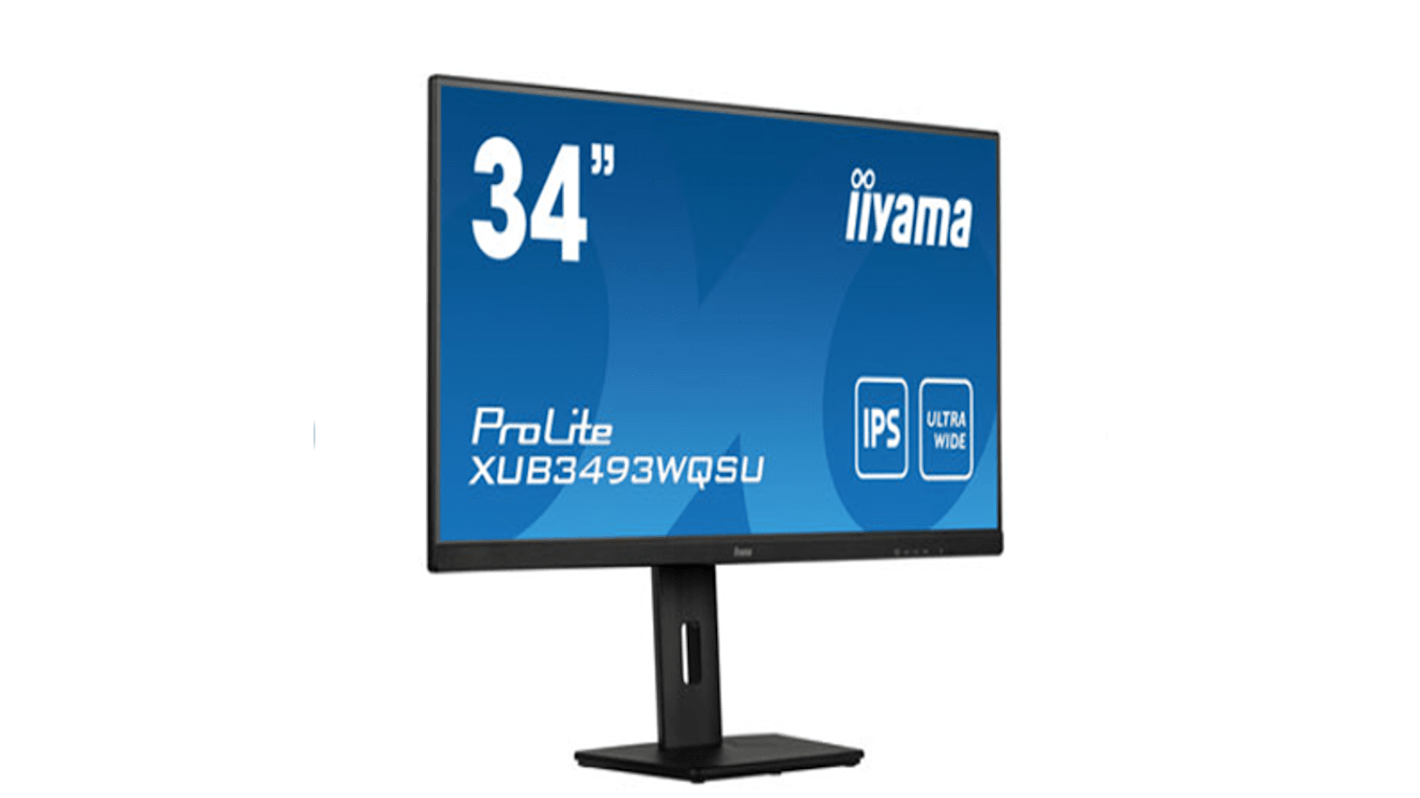 Monitor, 34cal, 3440 x 1440 Wymagania sprzętowe Prolite XUB3493WQSU-B5, iiyama