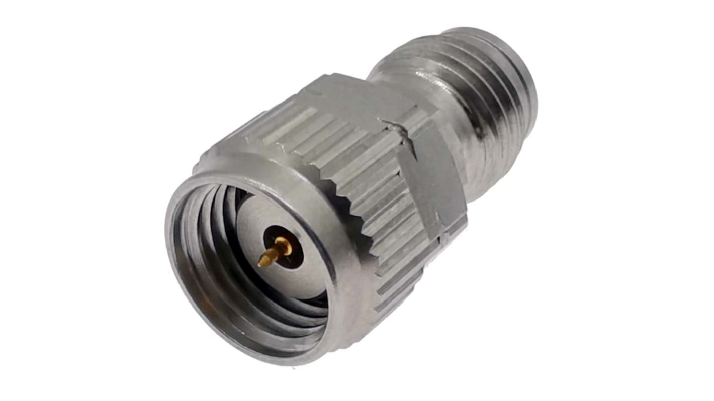 Atenuador de RF Huber+Suhner 6620_PC24-50-1/199_NE, Recto, Conector macho PC 2.4 a conector jack PC 2.4 20dB, 50GHz