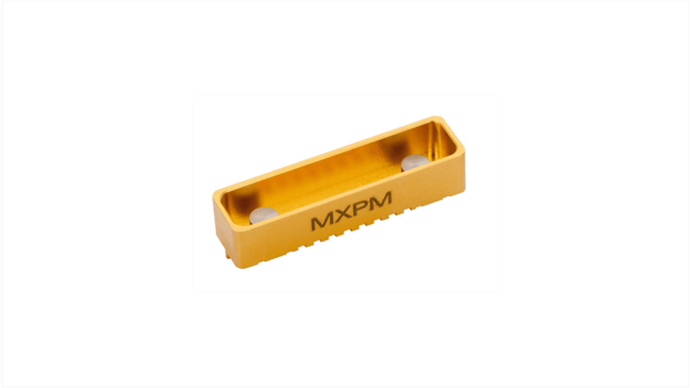 Huber+Suhner, jack Surface Mount Coaxial PCB Connector, Coaxial Cable Termination, Straight Body