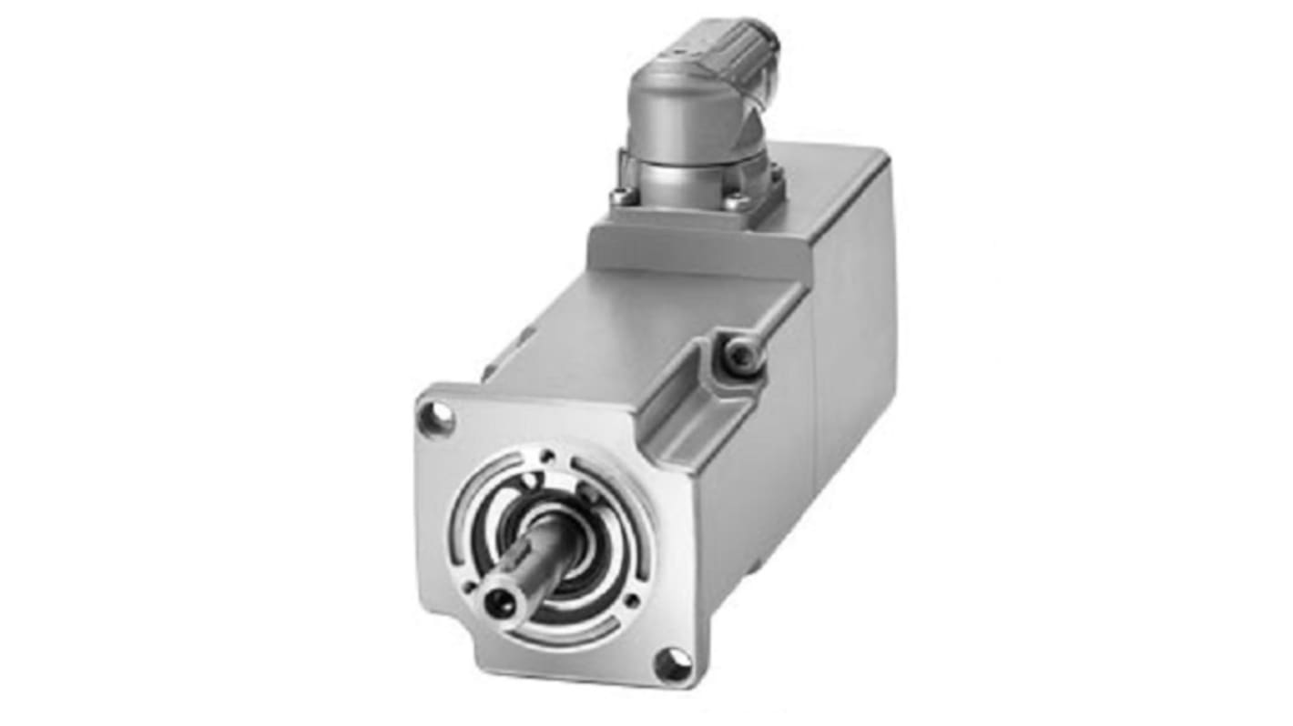 Siemens 230 → 240 V 0.1 kW Servo Motor, 3000 rpm, 1.11 Nm Max Output Torque, 8mm Shaft Diameter