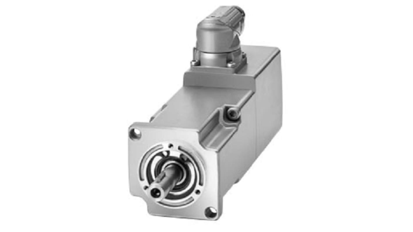 Siemens 230 → 240 V 0.1 kW Servo Motor, 3000 rpm, 1.11 Nm Max Output Torque, 8mm Shaft Diameter