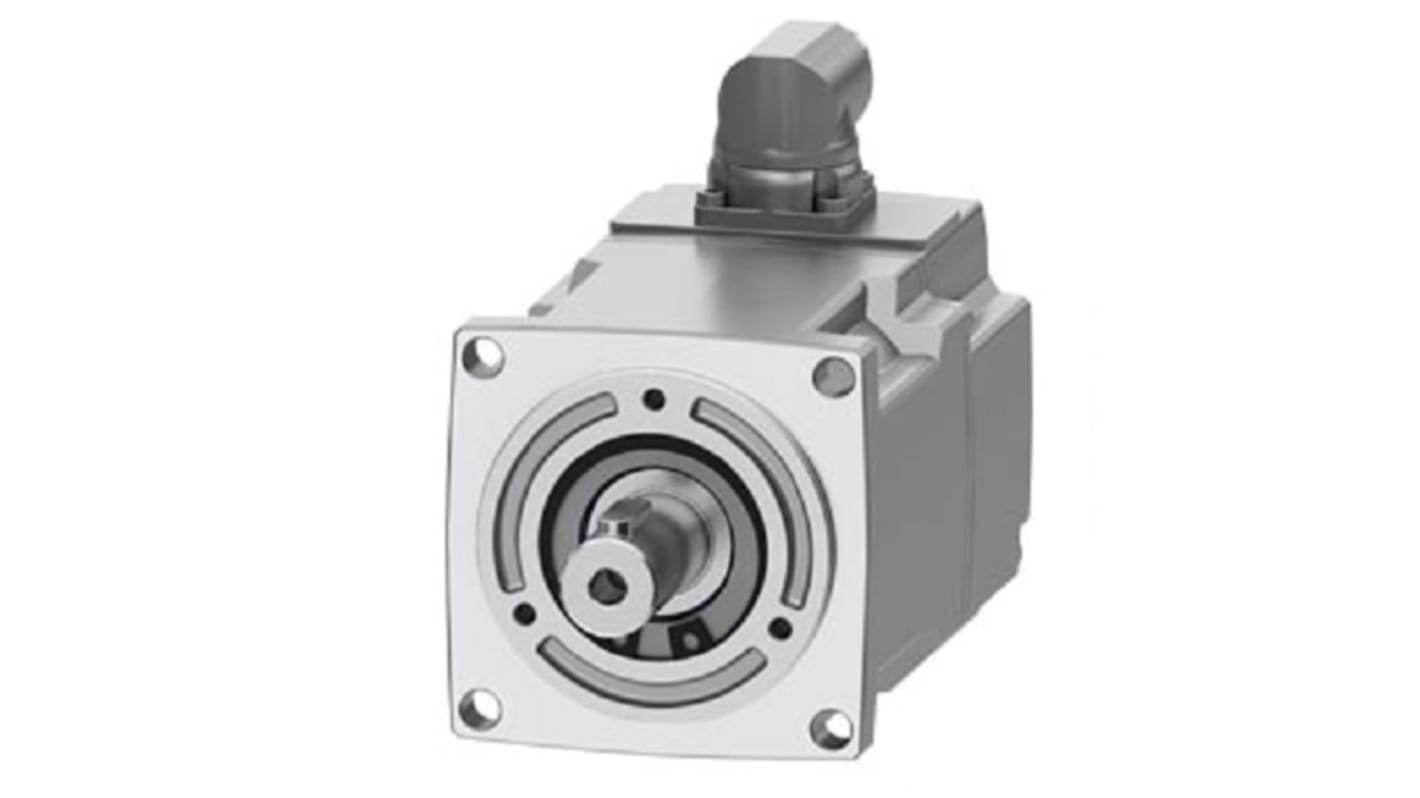 Siemens 400 → 480 V 0.28 kW Servo Motor, 4500 rpm, 1.95 Nm Max Output Torque, 11mm Shaft Diameter