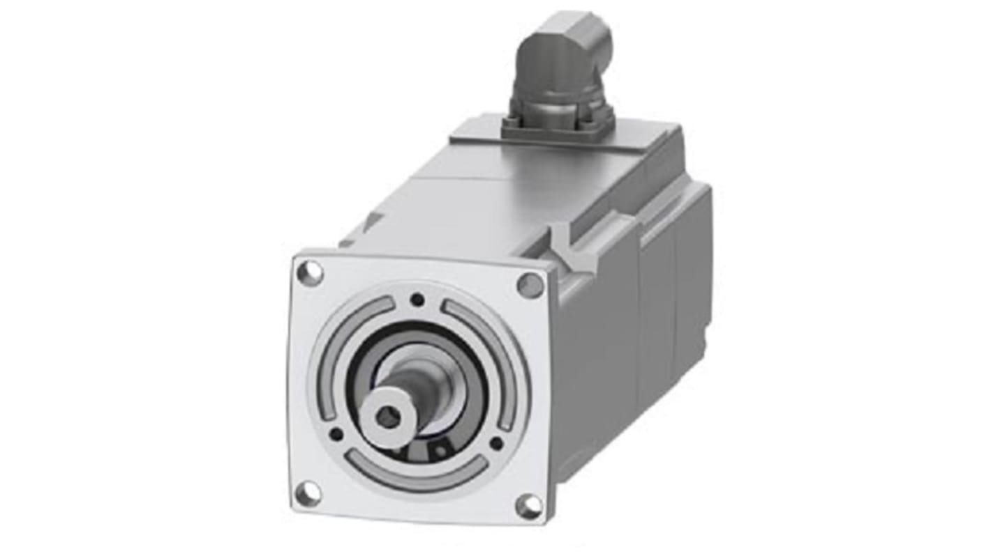 Siemens 400 → 480 V 0.28 kW Servo Motor, 4500 rpm, 1.95 Nm Max Output Torque, 11mm Shaft Diameter