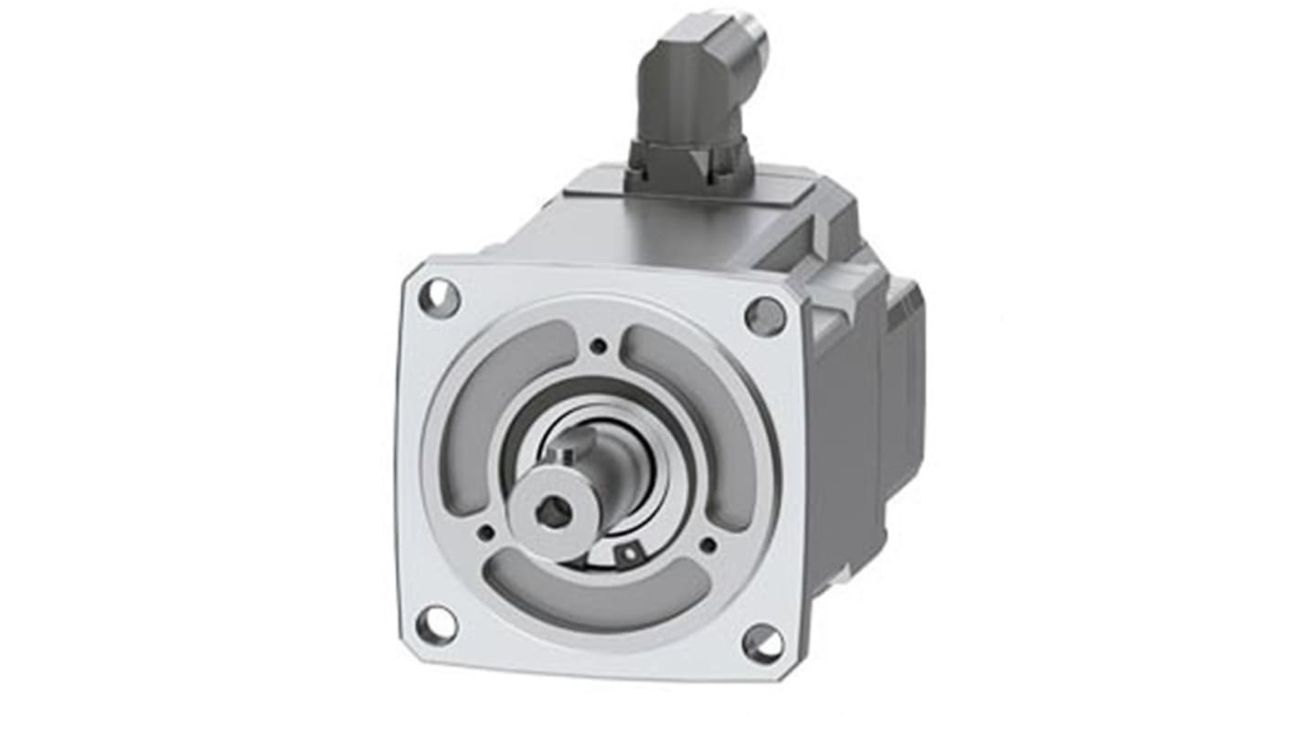 Siemens 400 → 480 V 0.6 kW Servo Motor, 6000 rpm, 3.85 Nm Max Output Torque, 19mm Shaft Diameter