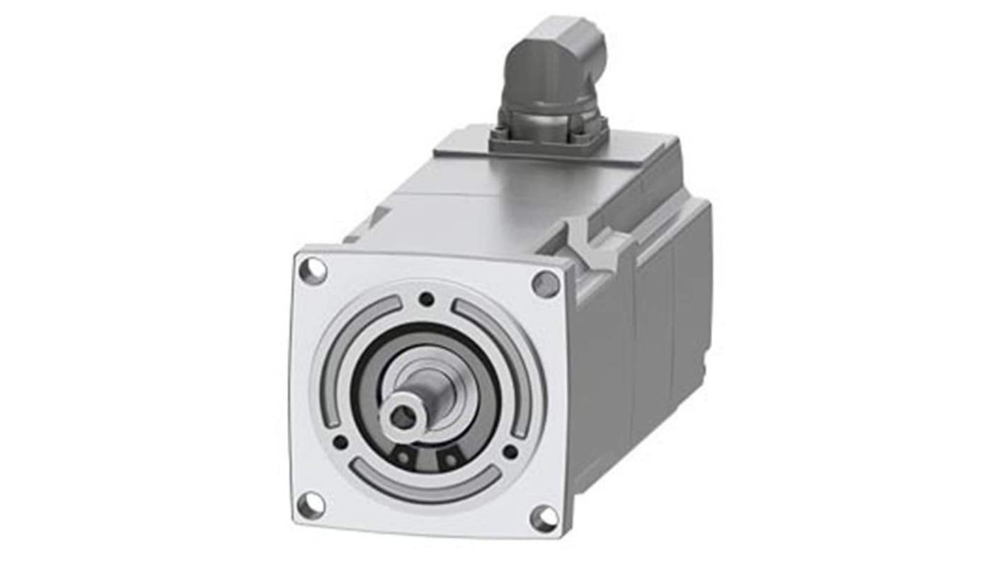 Siemens 400 → 480 V 0.255 kW Servo Motor, 6000 rpm, 1.95 Nm Max Output Torque, 11mm Shaft Diameter