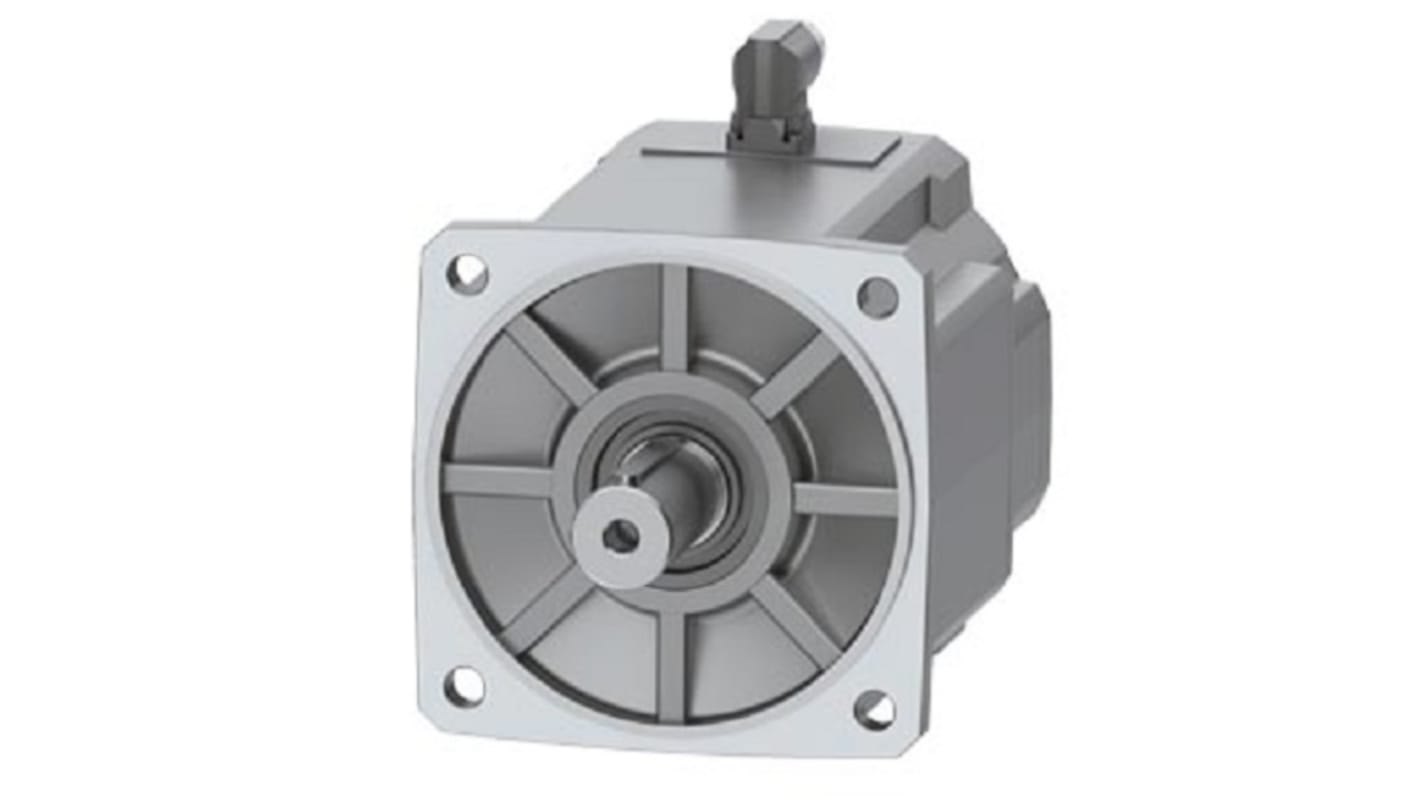 Siemens 400 → 480 V 4.5 kW Servo Motor, 1500 rpm, 90 Nm Max Output Torque, 38mm Shaft Diameter