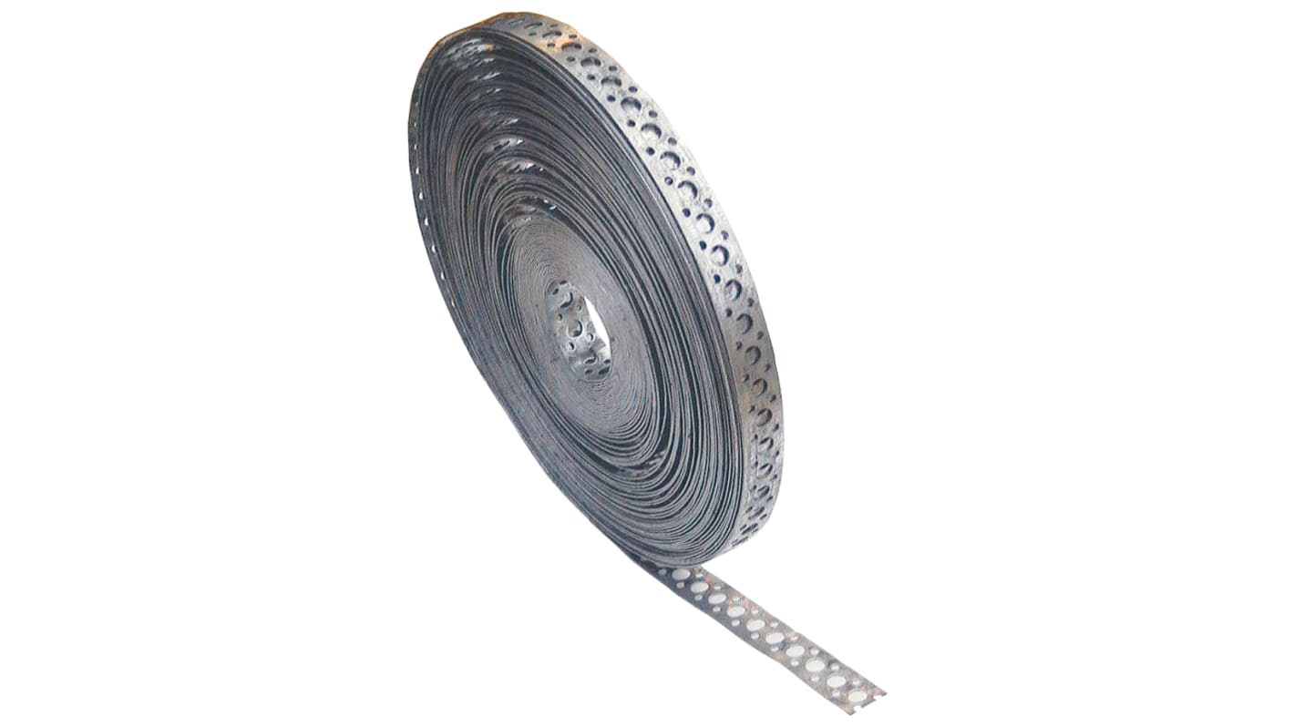 Fascetta di fissaggio in Acciaio galvanizzato Fischer Fixings, dimensioni 25m x 17mm