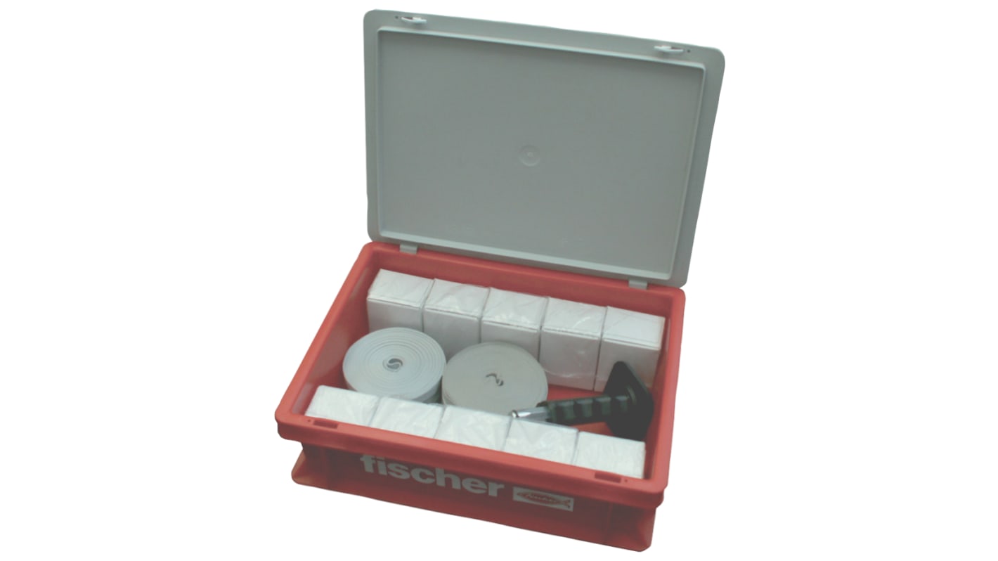 Fascetta di fissaggio in PP Fischer Fixings rivestita in Plastica
